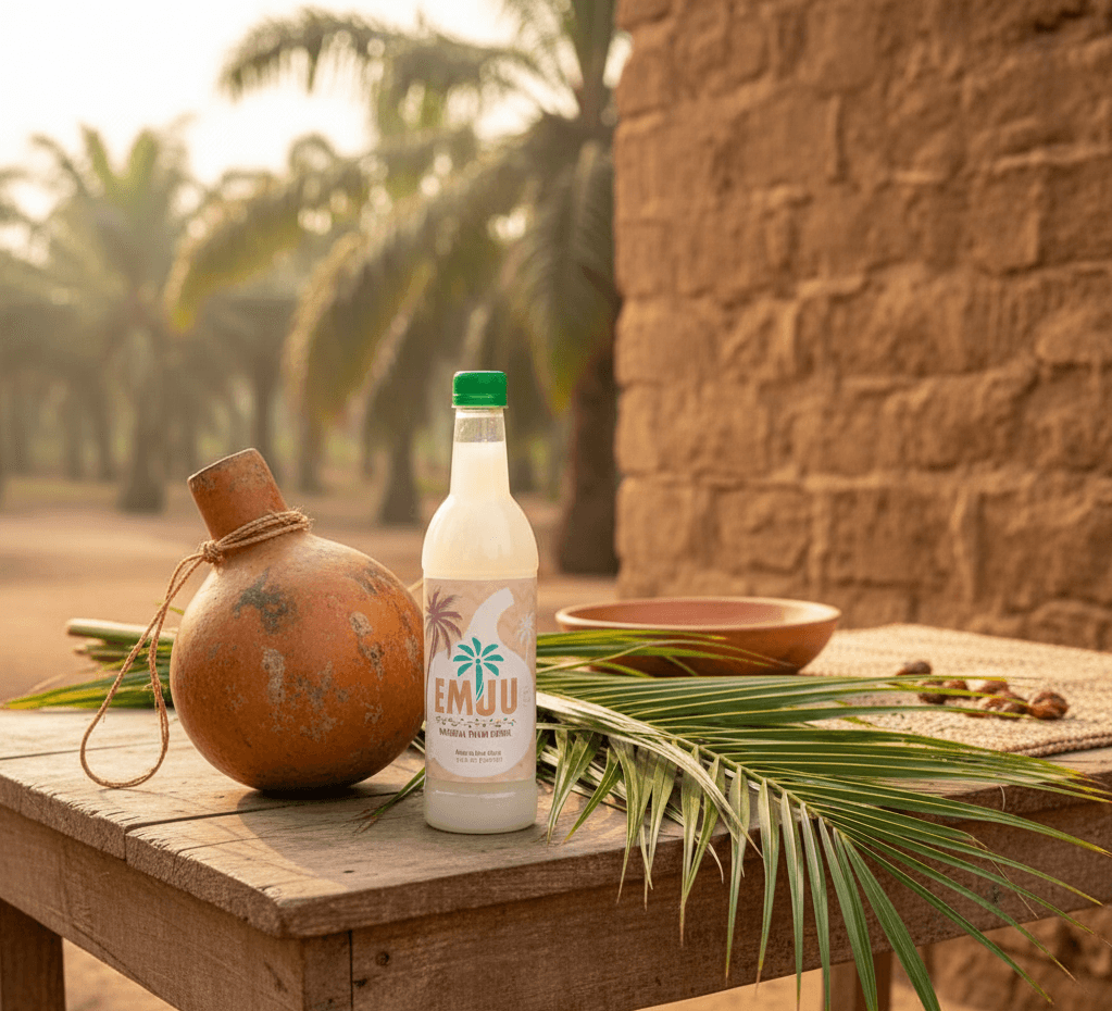 Sunrise over palm trees